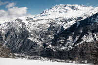 Les 21 lacets de l'Alpe d'Huez en hiver (Horizontal)