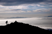 Tirage photographique le traileur du pays cathare.