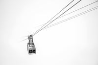 La cabine dans les nuages. - Cyrille Quintard Photography : Tableau photo de montagne