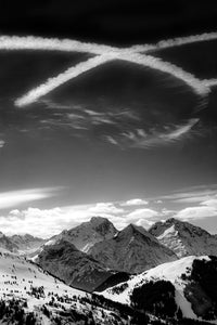 La croix blanche : photographie Noir & blanc.