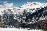 Photo Les 21 lacets de l'Alpe d'Huez en hiver (Horizontal)