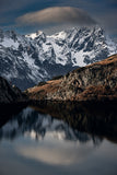 Photo du Lac Noir en Oisans – Vue sur le Pic de Belledonne