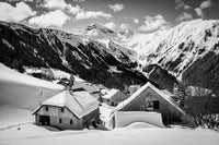 Photo de Villard-Reymond en hiver – Village de montagne en Oisans
