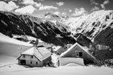 Photo de Villard-Reymond en hiver – Village de montagne en Oisans