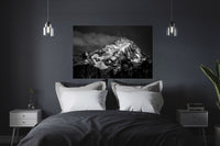 Photo de la Muzelle en noir et blanc – Oisans