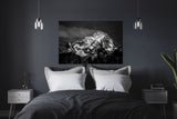 Photo de la Muzelle en noir et blanc – Oisans