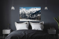 Les 21 lacets de l'Alpe d'Huez en hiver (Horizontal)