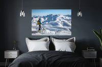 Sommet pic blanc vu sur les Aiguilles d'Arves.