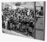 L'école kenyane photo noir et blanc.