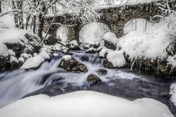 photo de montagne le pont d'Huez.