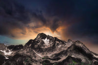 Belledonne en feu - Cyrille Quintard Photography : Tableau photo de montagne