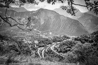 Copie de Tableau photo sport cyclisme : La montée de l'Alpe d'Huez, la garde en Oisans - Cyrille Quintard Photography : Tableau photo de montagne