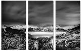 Huez village et sa vallée 2020 NB - Cyrille Quintard Photography : Tableau photo de montagne