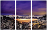 Huez village et sa vallée couleur- photo de montagne - Cyrille Quintard Photography : Tableau photo de montagne