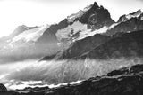 La Meije en noir et blanc - Cyrille Quintard Photography : Tableau photo de montagne