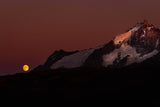 La Meije, la lune , un soir. - Cyrille Quintard Photography : Tableau photo de montagne