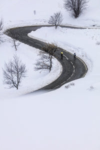 La montée de l'Alpe d’Huez en hiver - Cyrille Quintard Photography : Tableau photo de montagne