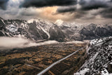 La vallée de Bourg d'Oisans en hiver - photo de montagne - Cyrille Quintard Photography : Tableau photo de montagne