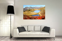 Lac Oisans en automne : (Photographie couleur) - Cyrille Quintard Photography : Tableau photo de montagne