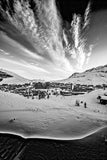 L'alpe D'Huez en monochrome (Photographie noir et blanc) - Cyrille Quintard Photography : Tableau photo de montagne