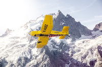 L'avion jaune de l'oisans (Photographie couleur) - Cyrille Quintard Photography : Tableau photo de montagne