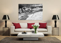 Le lac besson et son chalet noir&blanc - Cyrille Quintard Photography : Tableau photo de montagne