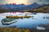 Le lac Guichard et les aiguilles d'Arves (Photographie couleur). - Cyrille Quintard Photography : Tableau photo de montagne