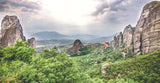 Photographie panoramique LES MONASTÈRES DES MÉTÉORES (2:1) - Cyrille Quintard Photography : Tableau photo de montagne
