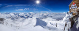 Photographie panoramique Pic blanc 3330m (5:2) - Cyrille Quintard Photography : Tableau photo de montagne