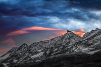 Pic blanc du soir (Photographie couleur) - Cyrille Quintard Photography : Tableau photo de montagne