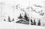 Tableau photo de montagne : Le chalet en noir et blanc . - Cyrille Quintard Photography : Tableau photo de montagne