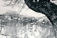 Tableau photo de montagne : Le village d'Huez en Oisans hiver 2021 - Cyrille Quintard Photography : Tableau photo de montagne